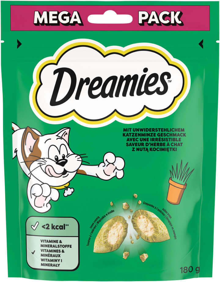 Dreamies Katzenleckerli mit Katzenminze Megapack